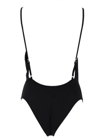 Diesel Deep V One-Piece Swimsuit - Black