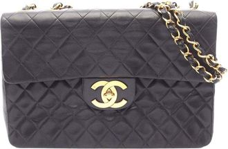 Chanel Black Lambskin Shoulder Bag (Authentic Pre-Loved)