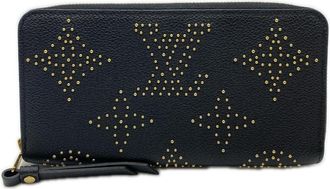 Louis Vuitton Monogram Empreinte Black Leather Long Wallet (Bi-Fold) (Pre-Owned)