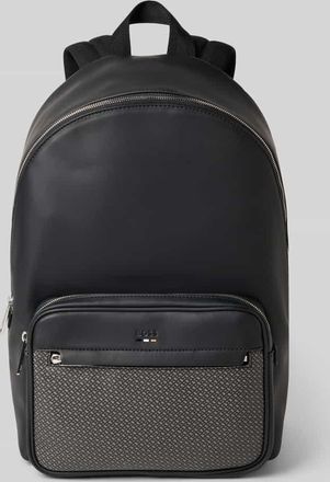 HUGO BOSS Rucksack mit Label-Pr&auml;gung Modell RAY in Black, Gr&ouml;&szlig;e 1