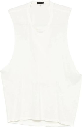 R13 Twisted Back Sleeveless T - Dames - Tops zonder mouwen - Wit - S - Tops