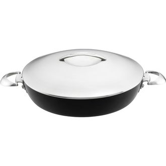 Scanpan Professional 12.5 Inch Chefs Pan With Lid, 4.25 Quart in Black at Nordstrom