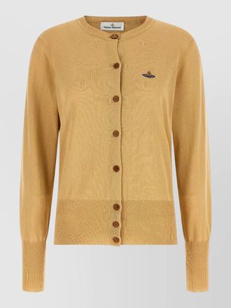 Vivienne Westwood bea knit cardigan long sleeves ribbed trims
