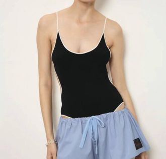 Paris Georgia Nya Bodysuit In Black
