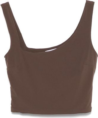 Patrizia Pepe Top smanicato - Marrone