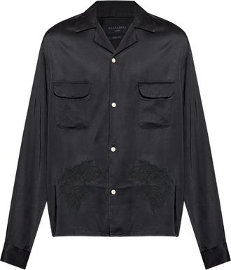 AllSaints Camicia Yodo con ricamo - Nero