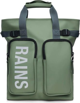 Rains Texel Tote Rugzak - unisex - Rugzakken - Groen - ONE Size - Tassen
