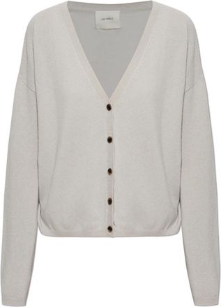 Lisa Yang Abby Cashmere Cardigan - Dames - Cashmere truien - Grijs - S - Truien & Vesten