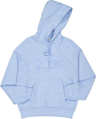 Lacoste Relaxed Fit Floral Print Cotton Hoodie, Brand Size 6 (X-Large)