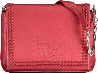 Byblos Rode Dames Handtas met Kettinghengsel - Dames - Schoudertassen - Roze - ONE Size - Tassen