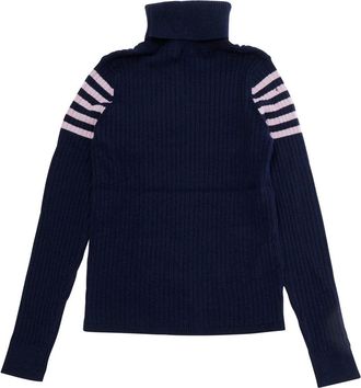 Marni Girls Sweater Blue Cotton-Wool Tops Top