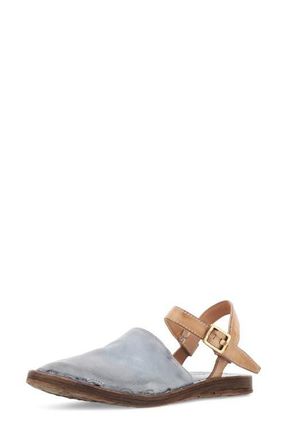 A.S.98 Rodrick Ankle Strap Flat in Sky at Nordstrom, Size 10.5-11Us