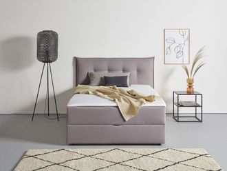 ANDAS Boxbett »Kederleicht« inklusive Bettkasten & Topper, in 4 Breiten und 2 Härtegraden