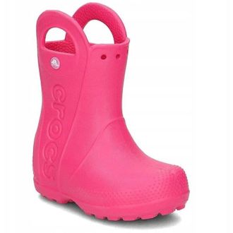 Crocs Botas De Lluvia Con Asa Crocs Para Ni&ntilde;os 12803 B14 J13eu 3233 Rosa Caramelo