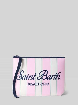 MC2 Saint Barth Kosmetiktasche mit Label- und Statement-Print Modell ALINE in Rosa, Gr&ouml;&szlig;e 1