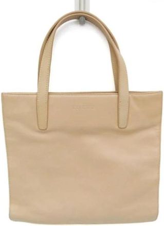 Loewe Tweedehands leren handtassen - Dames - Vintage Handtas - Beige - ONE Size - Vintage