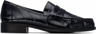 Xti Womens Casual Penny Loafers In Black