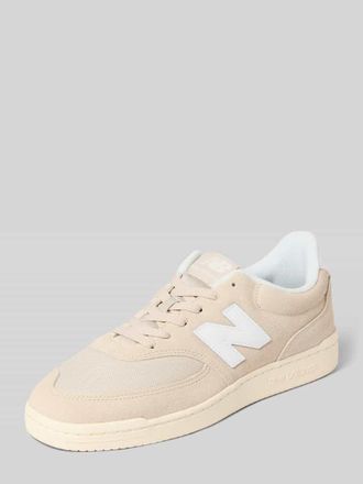 New Balance Sneaker aus Leder-Textil-Mix mit Logo in Sand, Gr&ouml;&szlig;e 41,5