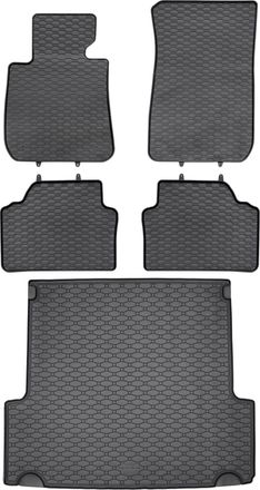 OEM Juego De Alfombrillas De Goma Para Coche Y Maletero Para Bmw Serie 3 E91 Kombi/touring (2004-2011)