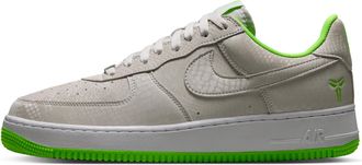 Nike Mens Kobe Air Force 1 Low Shoes in Grey | IB0018-006