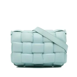 Bottega Veneta unisex, Pre-owned, Blauw, Maat: ONE Size Leer