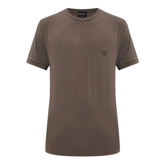 Giorgio Armani Hombre, Camisetas, Marr&oacute;n, Talla: L
