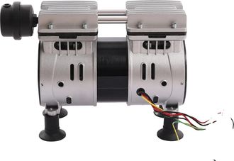 OEM Bomba De Vac&iacute;o, 550 W De Potencia, Funcionamiento Sin Aceite, 220 V, Color Plata