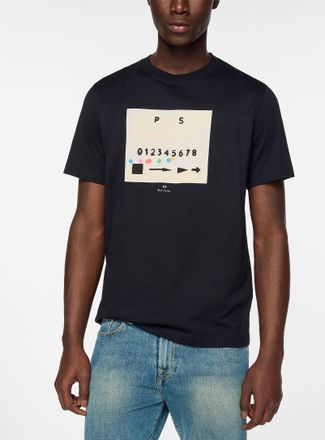 Paul Smith Mens Retro graphic T-shirt