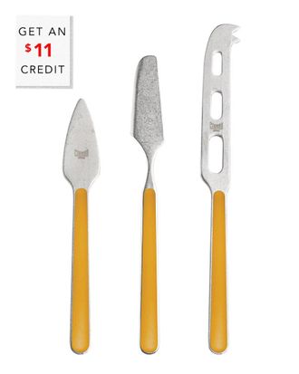 Mepra 3Pc Fantasia Cheese Knives With $11 Credit