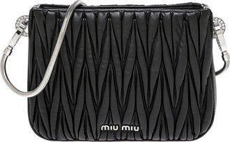 Miu Miu Matelasse Leather Shoulder Bag