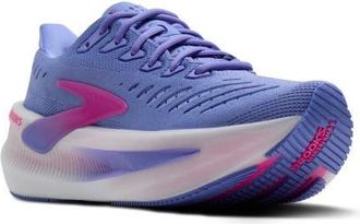 Brooks Glycerin Max 2 Hybrid Running Shoe in Blazing Bell/pink/white at Nordstrom, Size 10.5