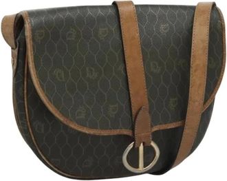 Dior Pre-owned Cross Body Bags, female, Black, Size: ONE SIZE Pre-owned Vintage Plastic Shoulder Bag
