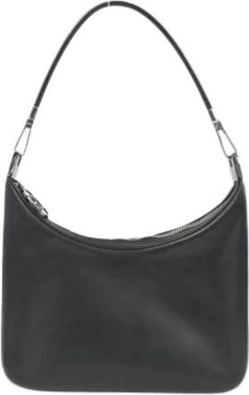 Gucci Pre-owned Vintage Schoudertas - Dames - Vintage Schoudertas - Zwart - ONE Size - Leer - Vintage
