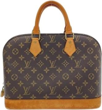 Louis Vuitton Pre-owned Handbags, female, Brown, Size: ONE SIZE Pre-owned Canvas Handbag