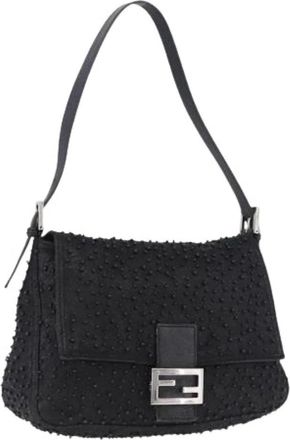 Fendi Pre-owned Vintage Schoudertas - Dames - Vintage Schoudertas - Zwart - ONE Size - Leer - Vintage