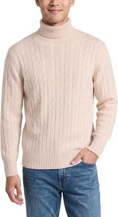 N.Peal N. PEAL Berwick Cable 100% Cashmere Roll Neck Sweater