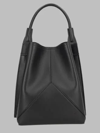 Victoria Beckham Womens Bucket Bag Victoria Black Calf Leather Handbags Hand