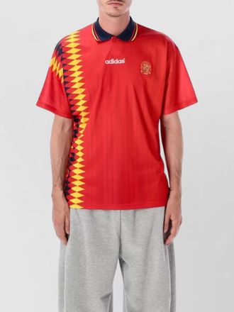adidas spain football polo shirt nineties edition