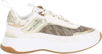 Kurt Geiger Schoenen, Dames, Beige, 37 EU, Leer, Kensington Sneaker