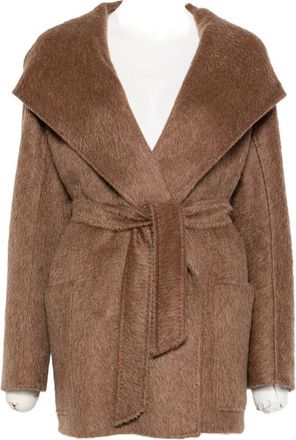 Max Mara Belted Hooded Coat