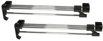 OEM Juego De 2 Barras Extensibles Resistentes Para Armario, 350 Mm
