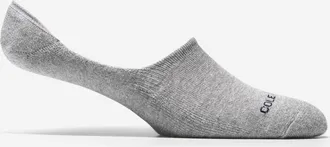 Cole Haan Mens Casual Cushion Sock Liner - 2 Pack - White