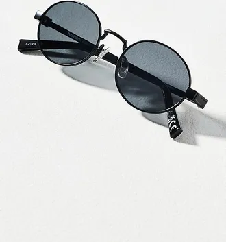 Le Specs Poseidon Oval Sunglasses