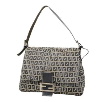 Fendi Pre-owned Shoulder Bags, female, Multicolor, Size: ONE SIZE Pre-owned Nylon Shoulder Bag