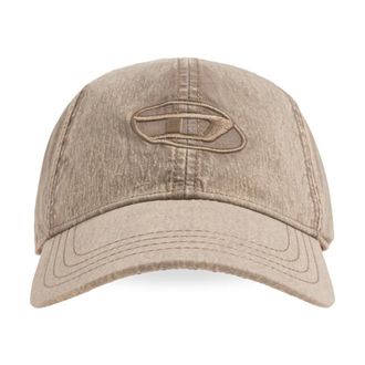 Diesel Accessoires, Heren, Beige, M, Katoen, Cap met klep C-Nyloff