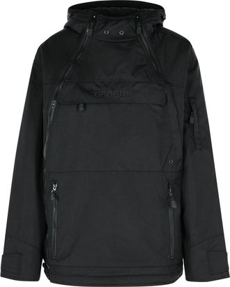 Coperni Giacca di poliammide nera asimmetrica Coperni