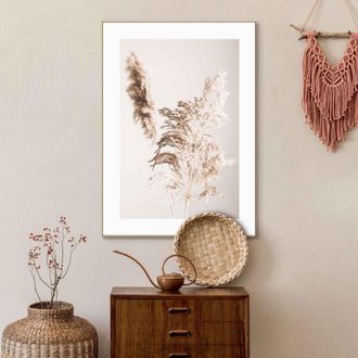 Reinders Bild »Gerahmtes Bild Pampasgras Natur - Pflanze« Pflanzen 1 Stk. tlg