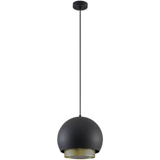Lucande L&aacute;mpara Colgante sivaniel En Negro De Metal - Lucande
