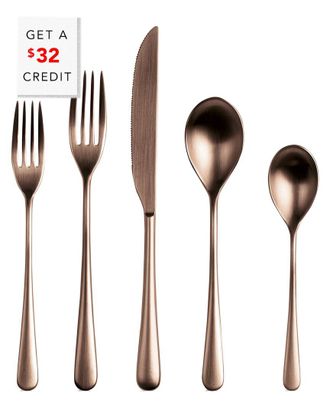 Mepra 5Pc Neve Ice Flatware Set