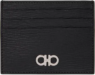 Ferragamo zip-top card holder - men - Calf Leather - One